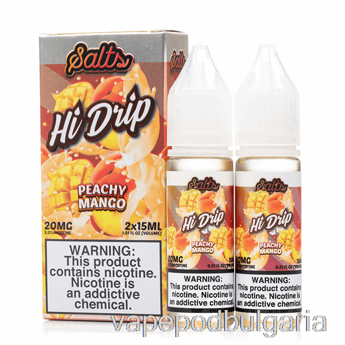 Vape Bulgaria Peachy Mango - Hi-drip Salts - 30ml 20mg